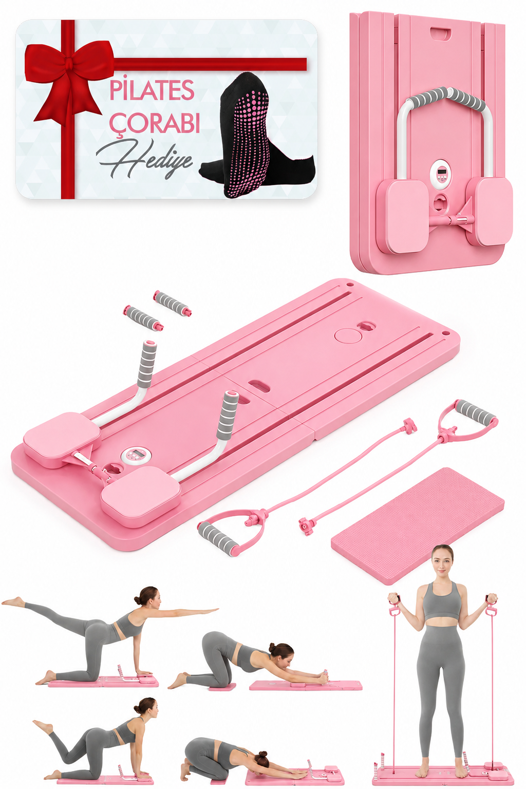 Çok Fonksiyonlu Egzersiz Aleti Pilates Reformer