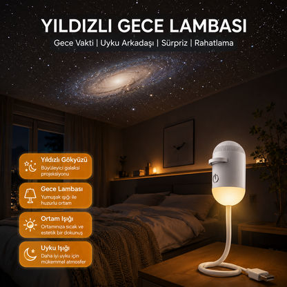 2'si 1 Arada Galaksi Projektör